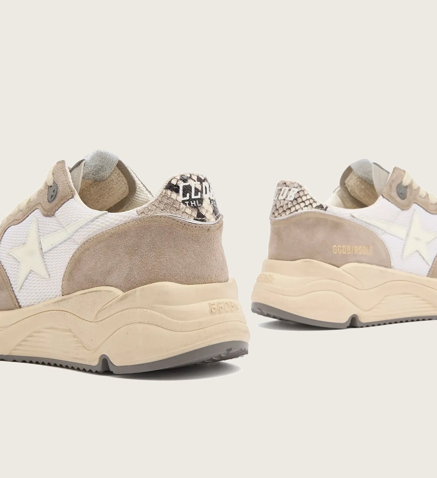 Tenis Golden Goose Running Sole Toe Star Phyton Print Heel Mujer GOLDEN GOOSE TENIS Malva CO