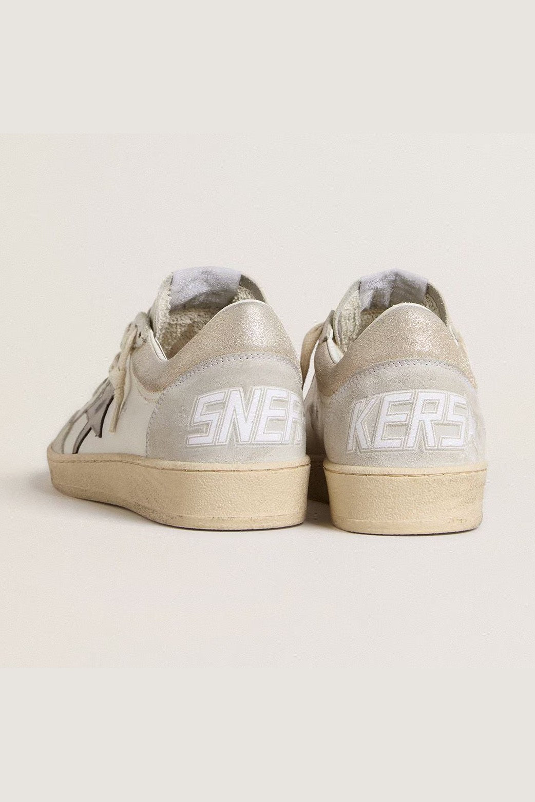 Tenis Golden Goose Ballstar Leather And Suede Upper Laminated Star Mujer GOLDEN GOOSE TENIS Malva CO