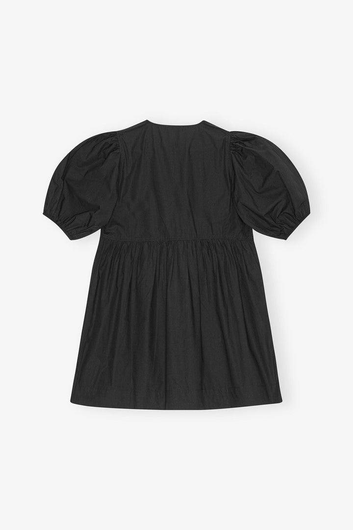 Mini Vestido Cotton Poplin Tie String