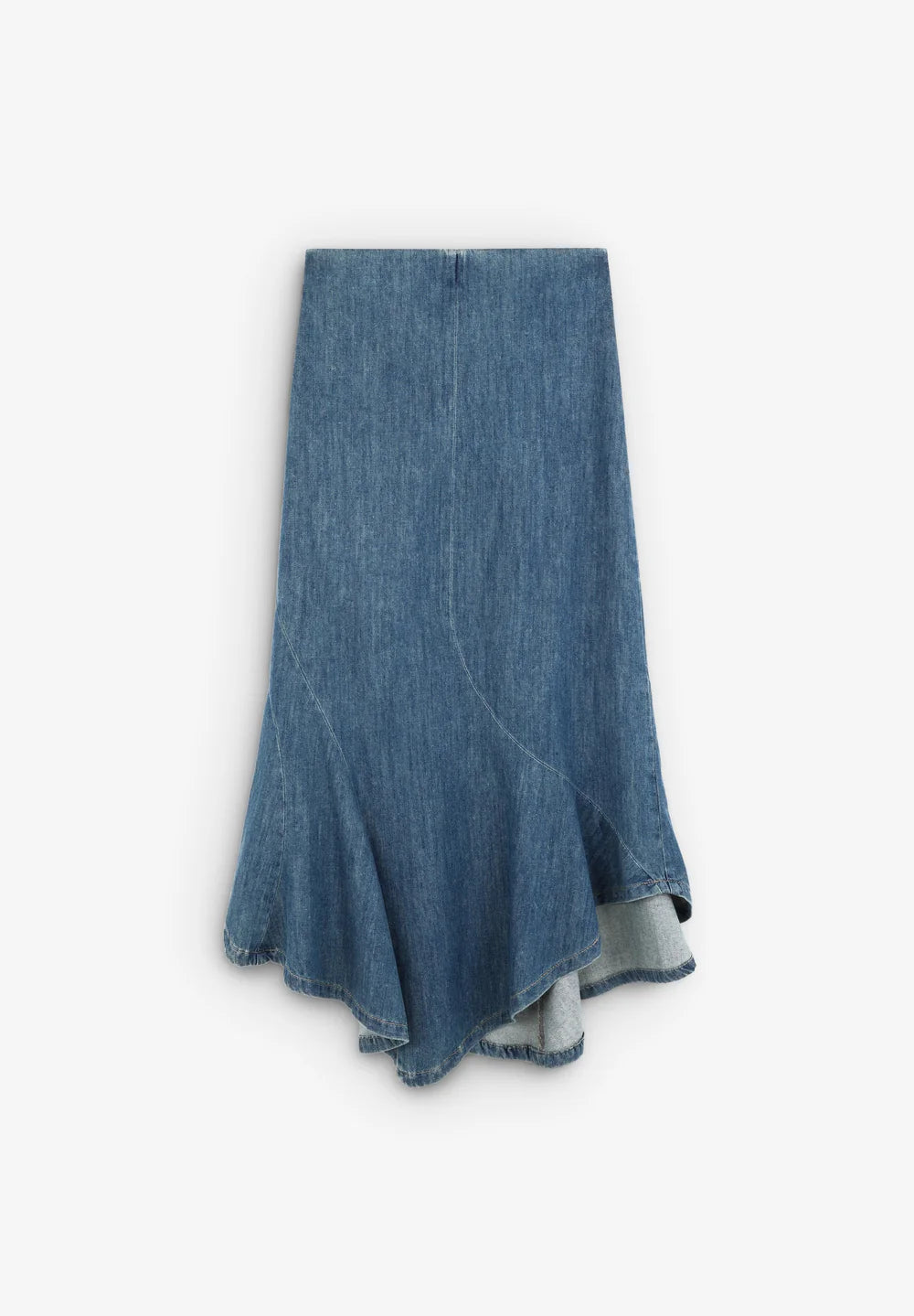 Falda Denim Ruffle
