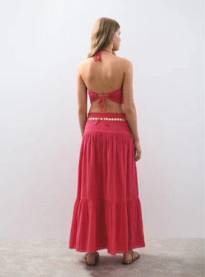 Maxi Falda Smock Cintura