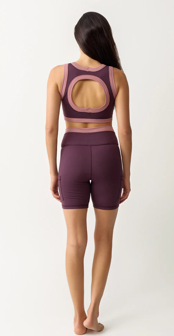 Short Lavander Biker