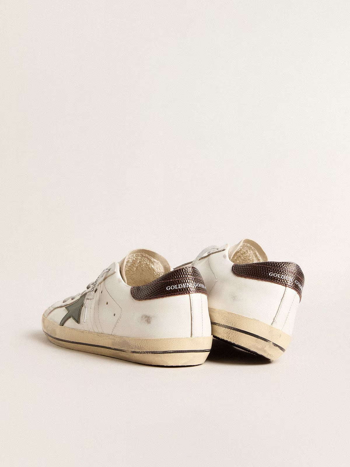Tenis Golden Goose Super Star Leather Up Star Suede Hombre