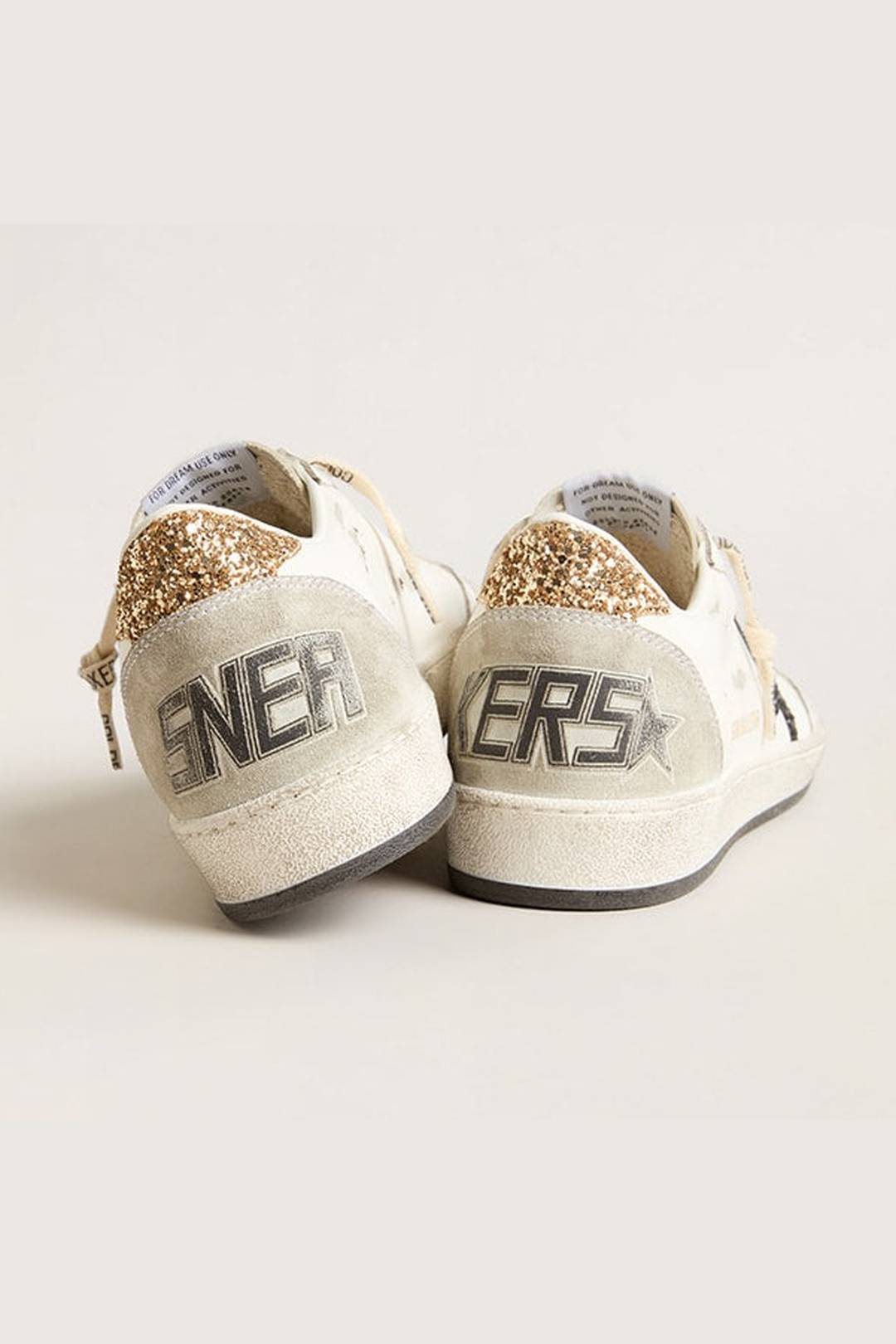 Tenis Golden Goose Ballstar Leather Glitter Star Suede Spur Mujer