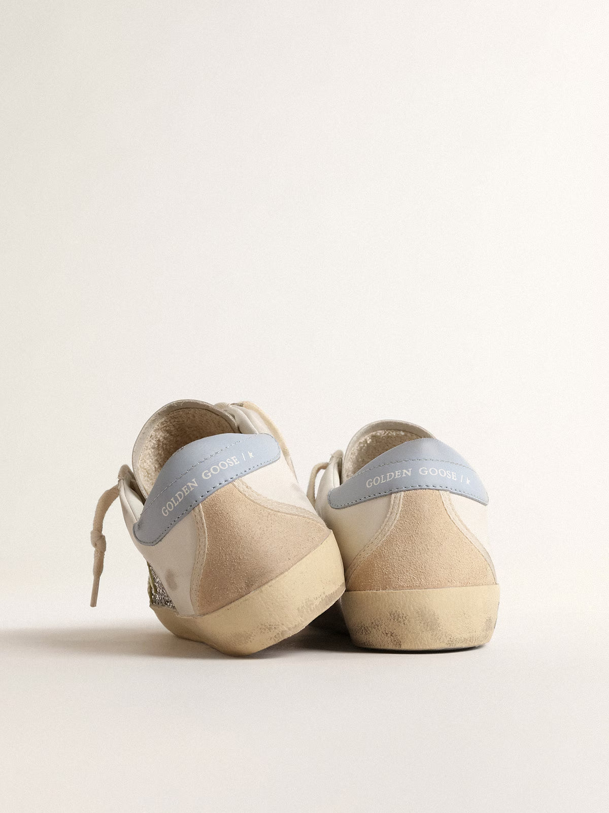 Tenis Golden Goose Super Star Glitter Mujer