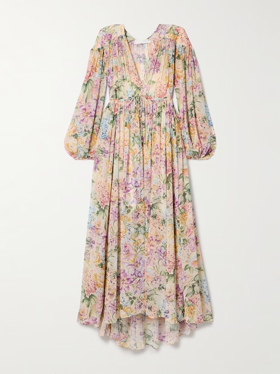 Vestido Halliday Gathered ZIMMERMANN MAXI VESTIDOS Malva CO