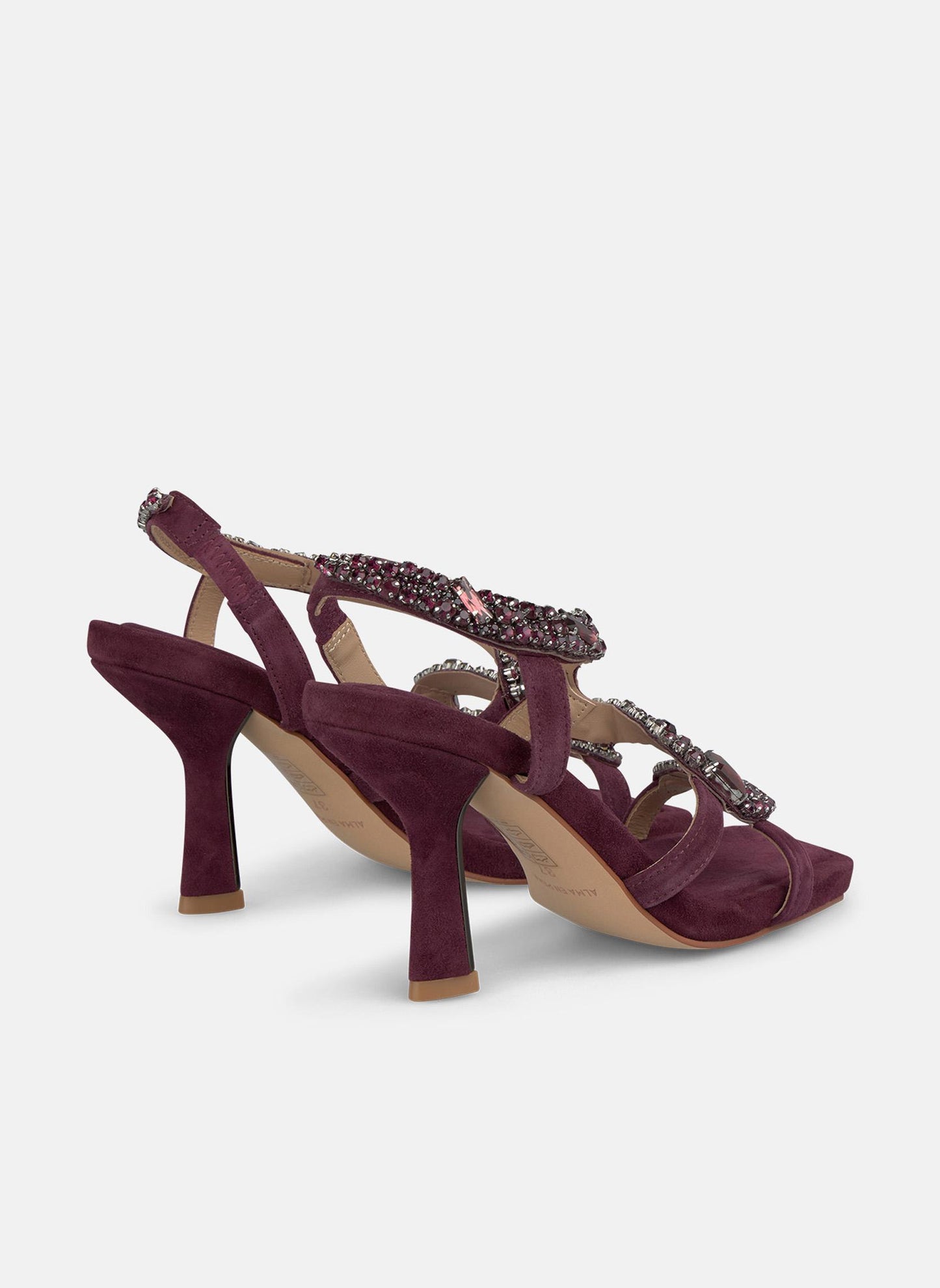 Sandalia Femme Bordeaux
