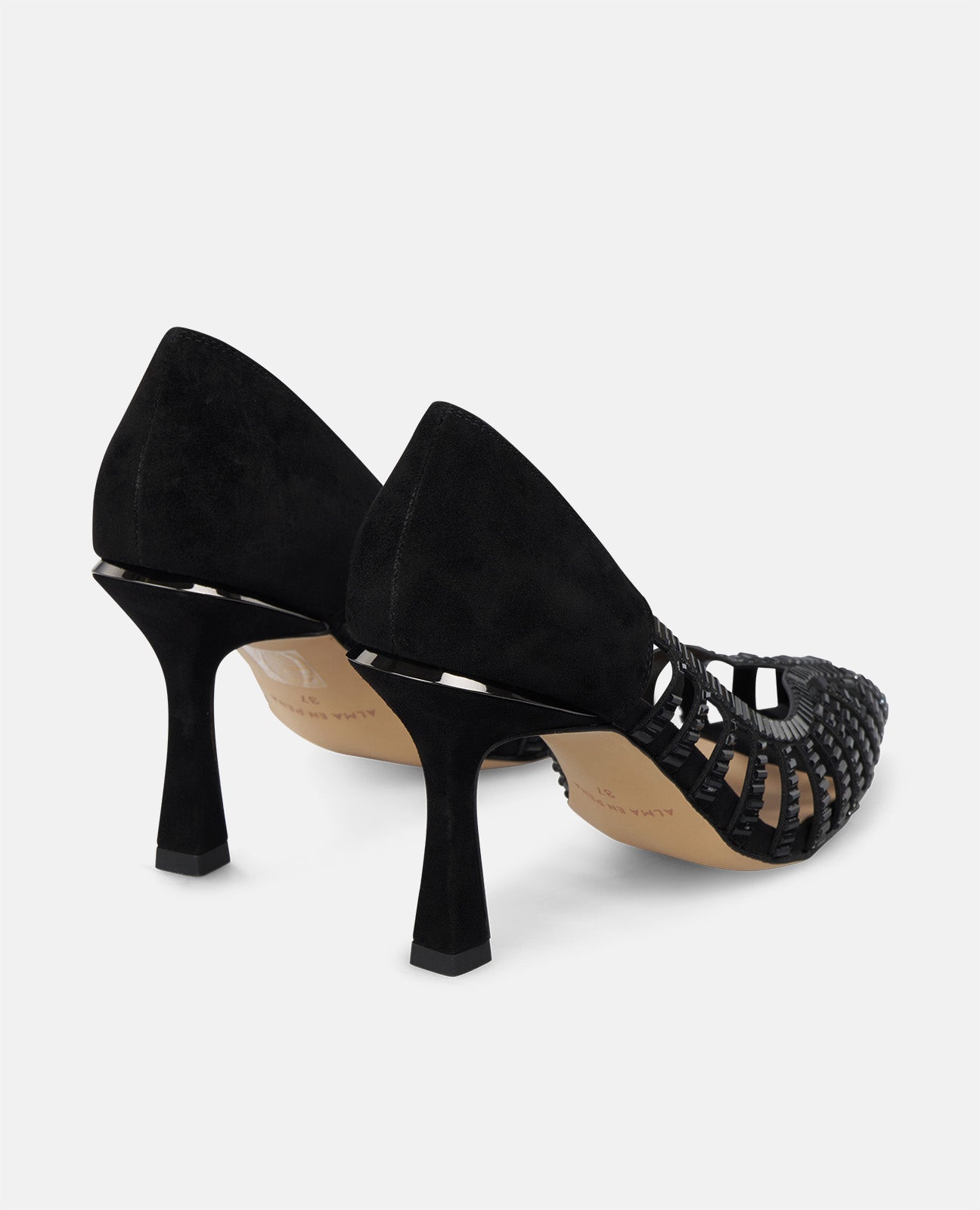 Zapato Tacón Efecto Espejo