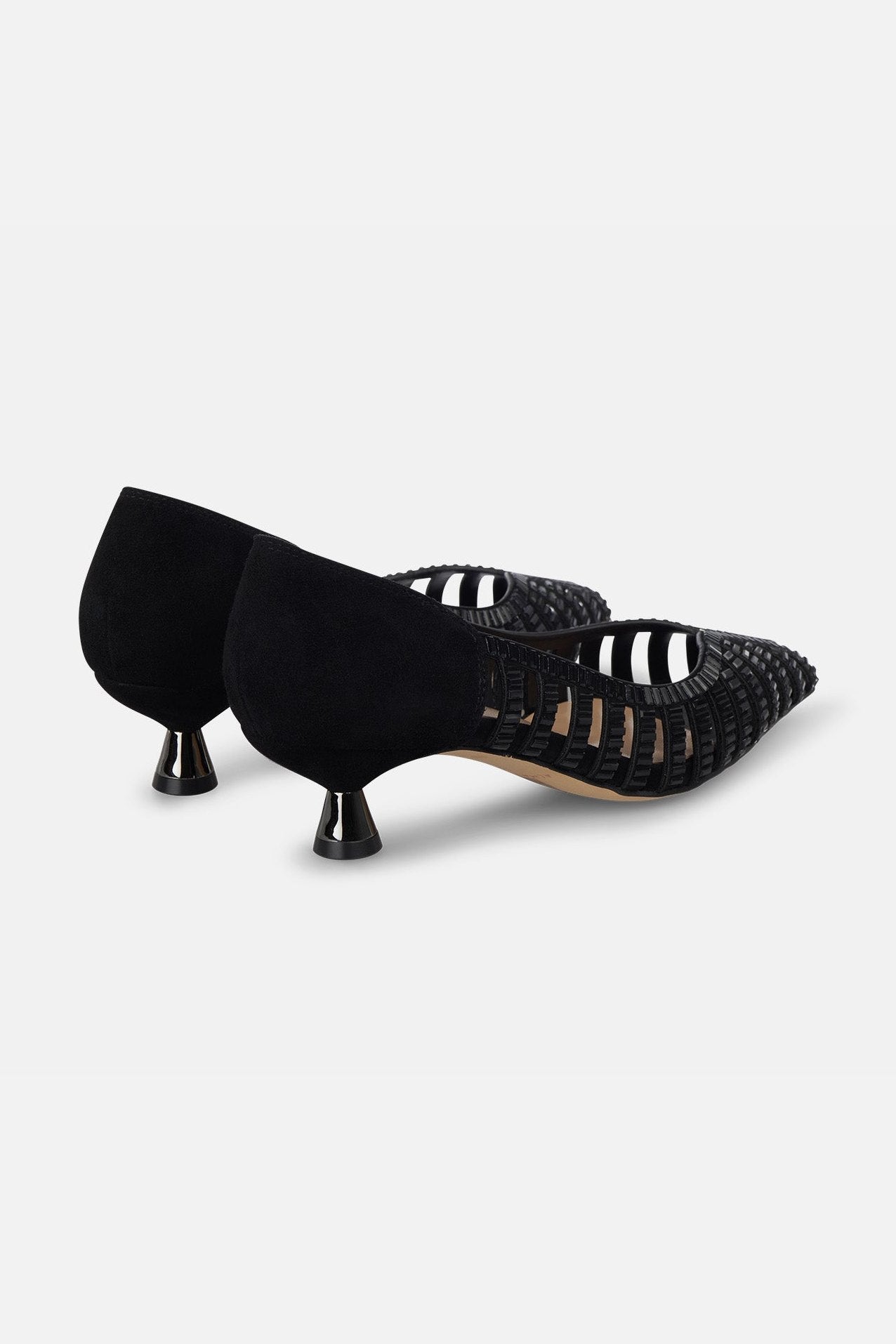 Zapato Mini Efecto Espejo TACONES Malva CO