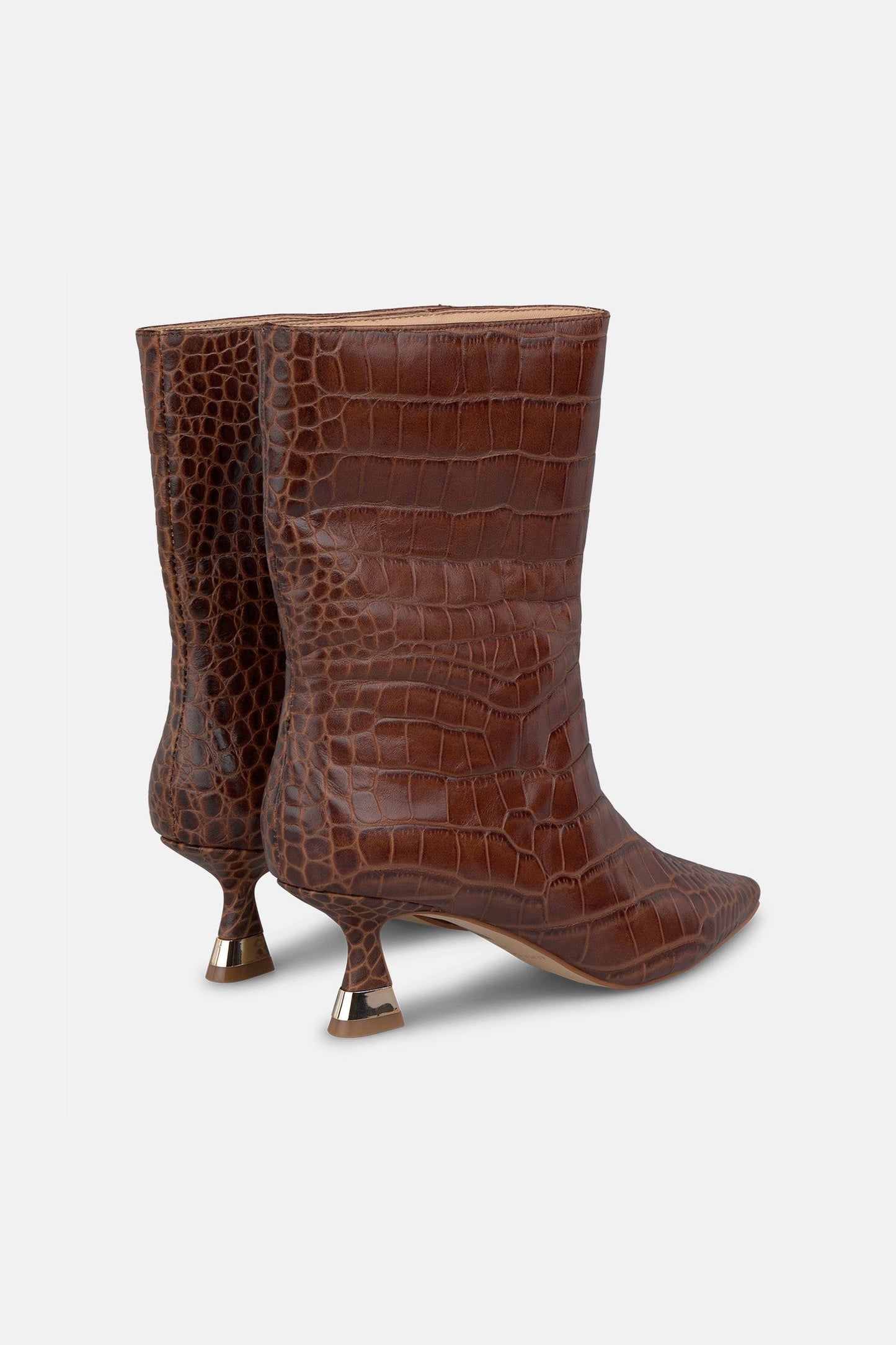 Botín Tacón Metalizado BOTAS & BOTINES Malva CO