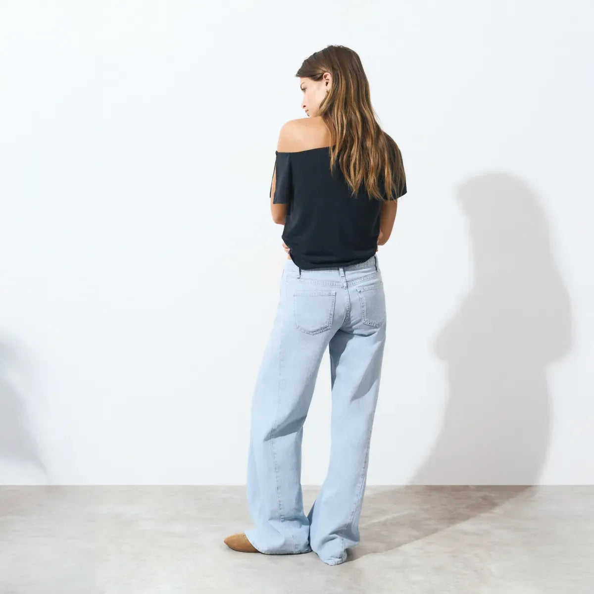 Jeans Culotte Pieza Lateral
