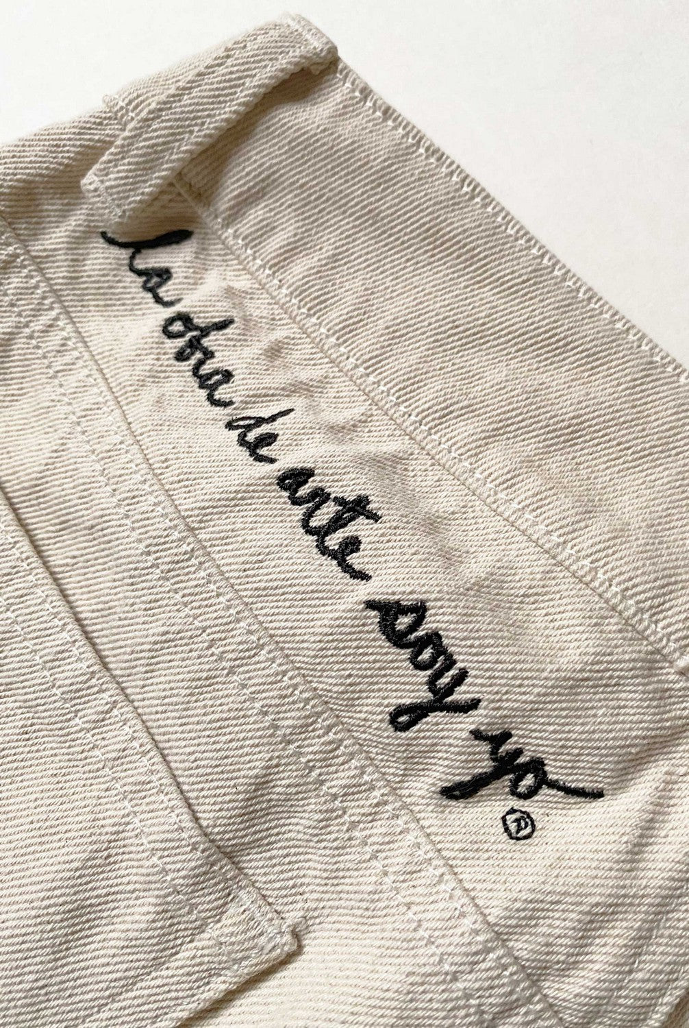 Jeans Broches Blanquecino