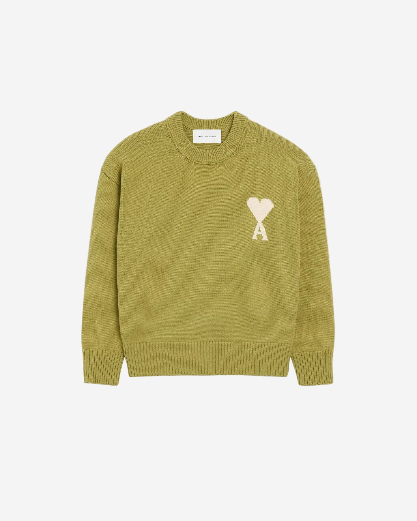 Jersey De Cuello Redondo De Lana Y Algodón Verde Ami De Coeur CHAQUETAS Malva CO