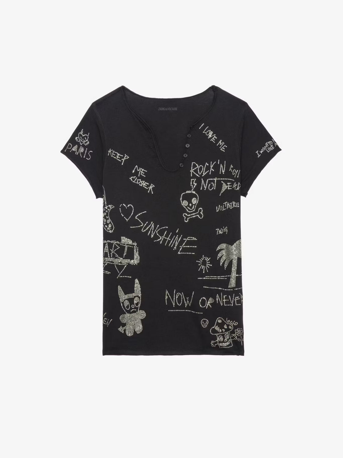 T-Shirt Tunisien Multi Strass