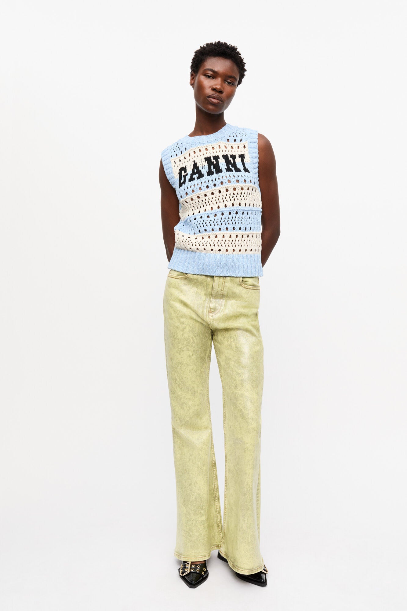 Chaleco Cotton Mix Striped