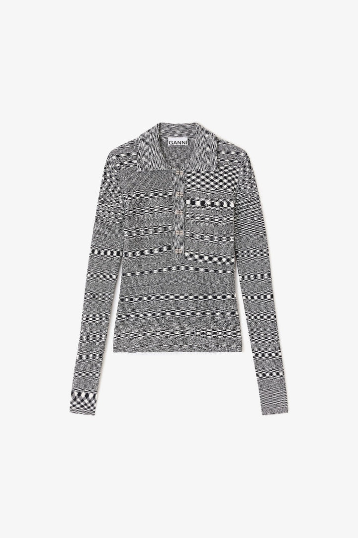 Polo Spacedyed GANNI POLOS Malva CO