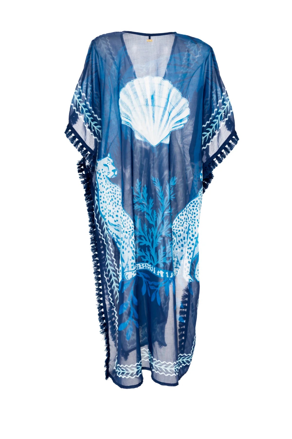Kimono Con Flecos Lunelly