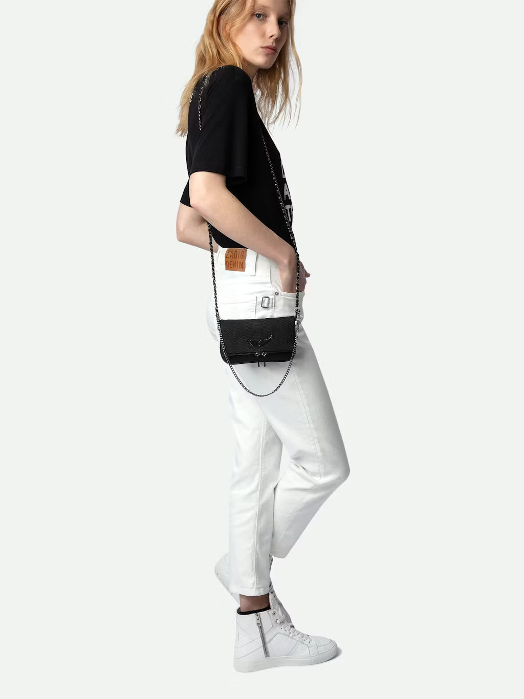 Bolso Rock Nano Soft Savage ZADIG ET VOLTAIRE BOLSOS Y CARTERAS Malva CO