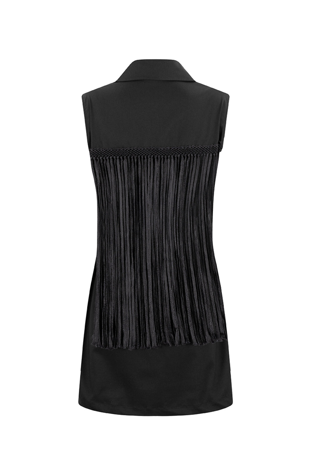 Mini Vestido Macrame Sahariana