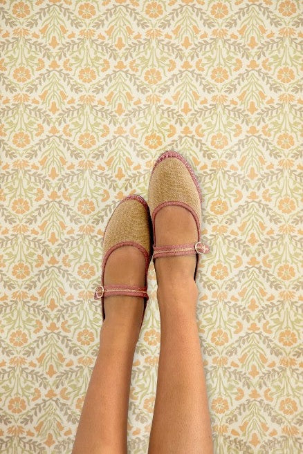 Balleta Mary Jane Linen Dora FLABELUS BALLERINAS Malva CO
