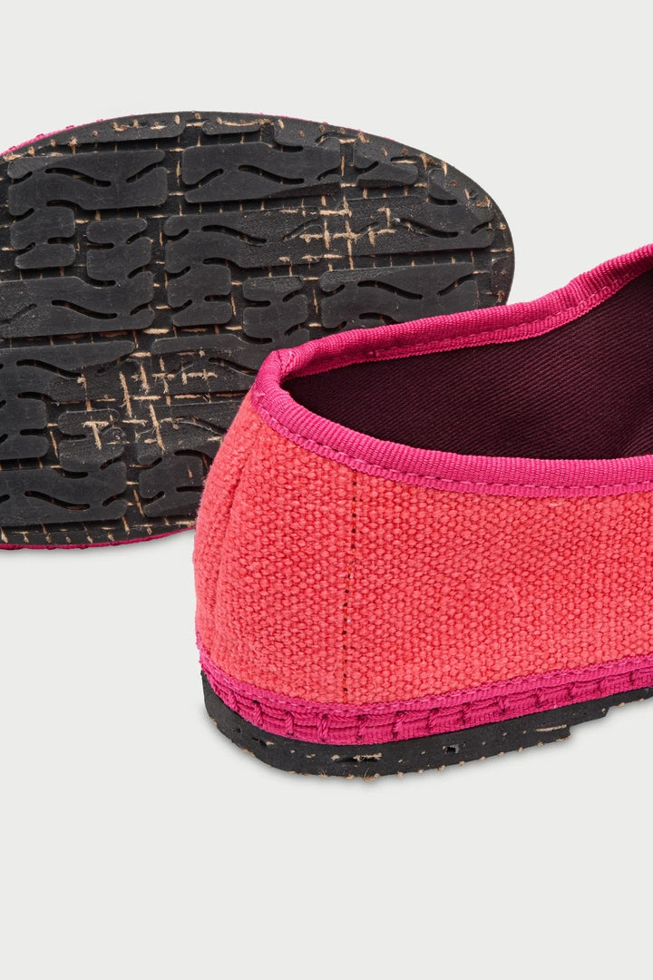 Balleta Mary Jane Linen Lago FLABELUS BALLERINAS Malva CO