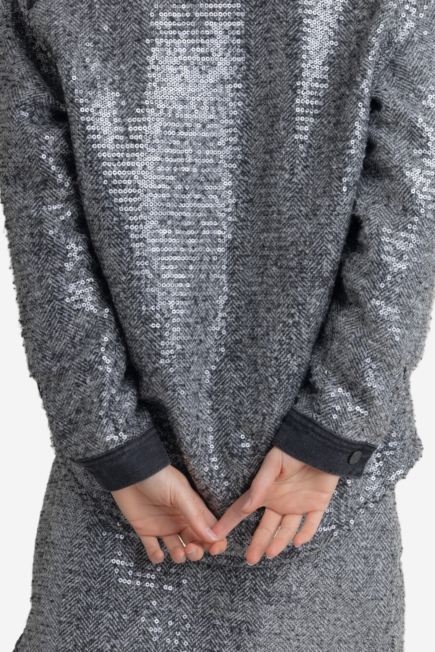 Chaqueta Shiny Tweed FLOW CHAQUETAS Malva CO