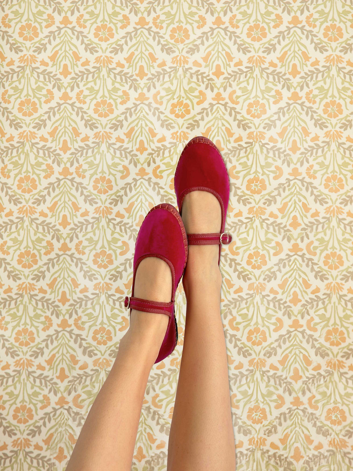 Balleta Mary Jane Velvet Pip