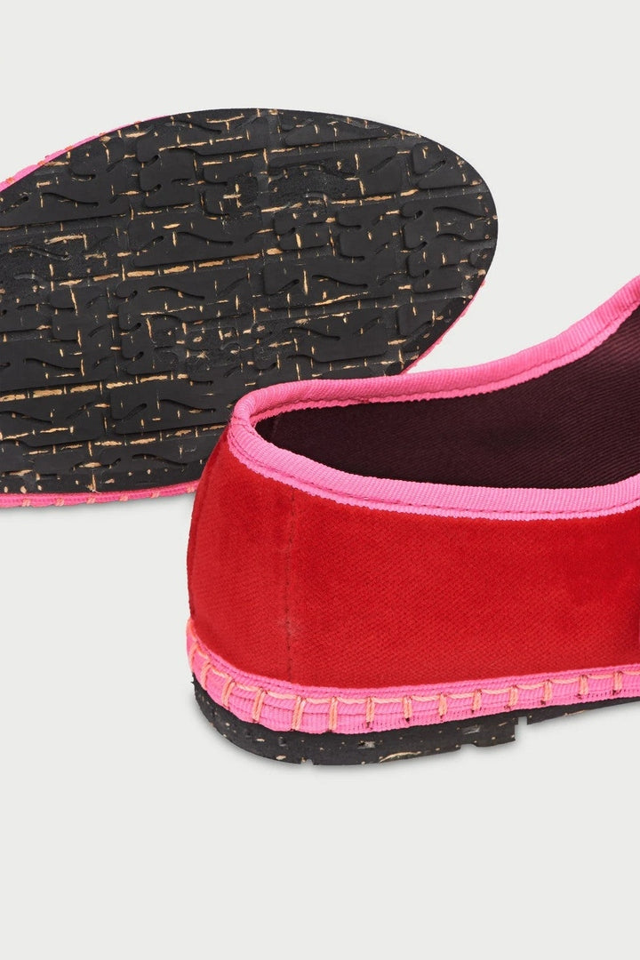Balleta Mary Jane Velvet Aurelie FLABELUS BALLERINAS Malva CO