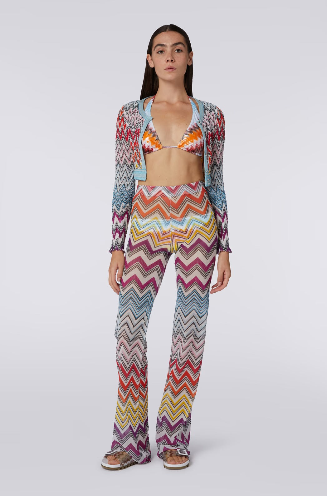 Pantalon Printed Tulle