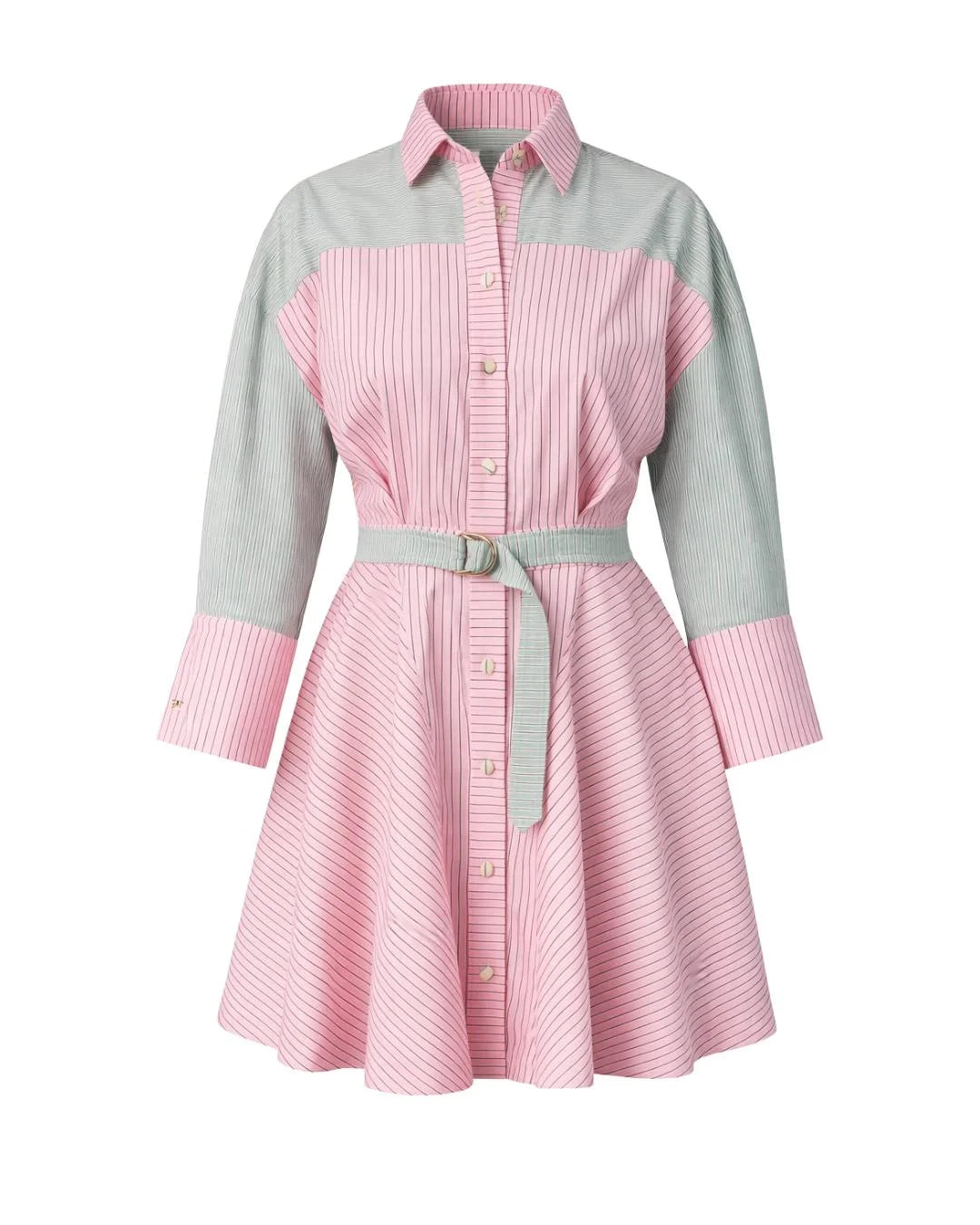 Midi Vestido Elena Stripes FLOW MIDI VESTIDOS Malva CO