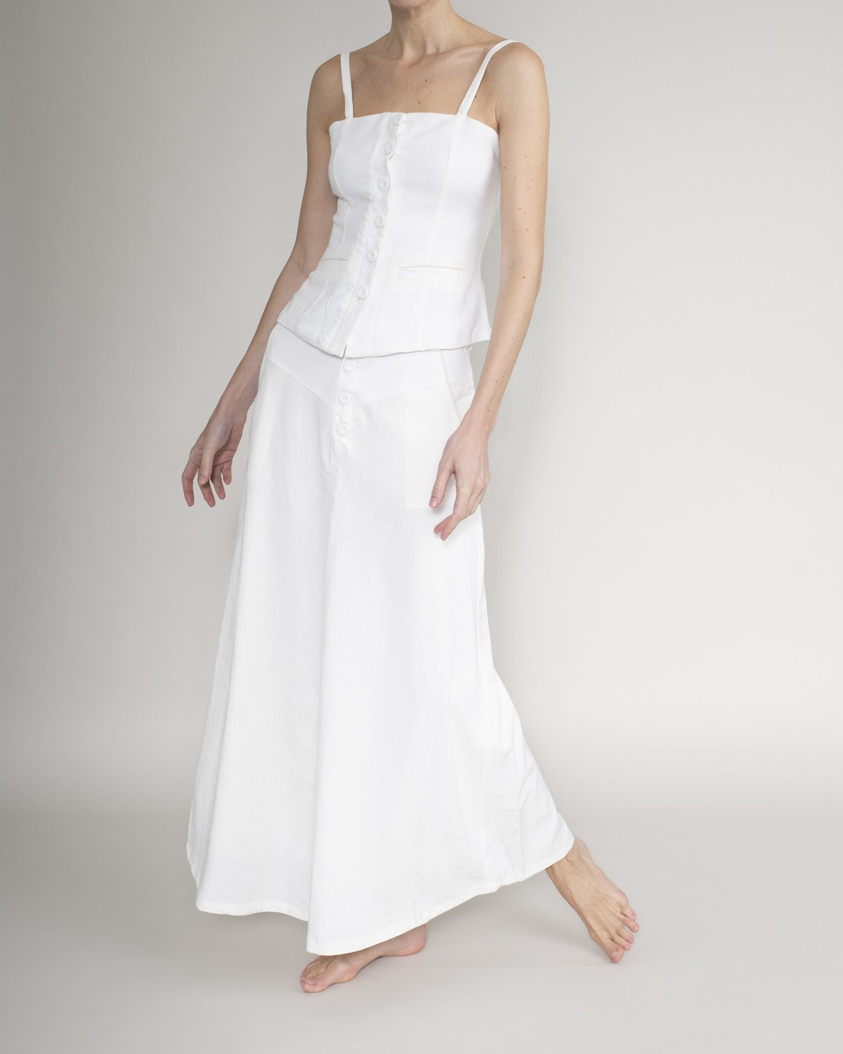 Maxi Falda con Bolsillos