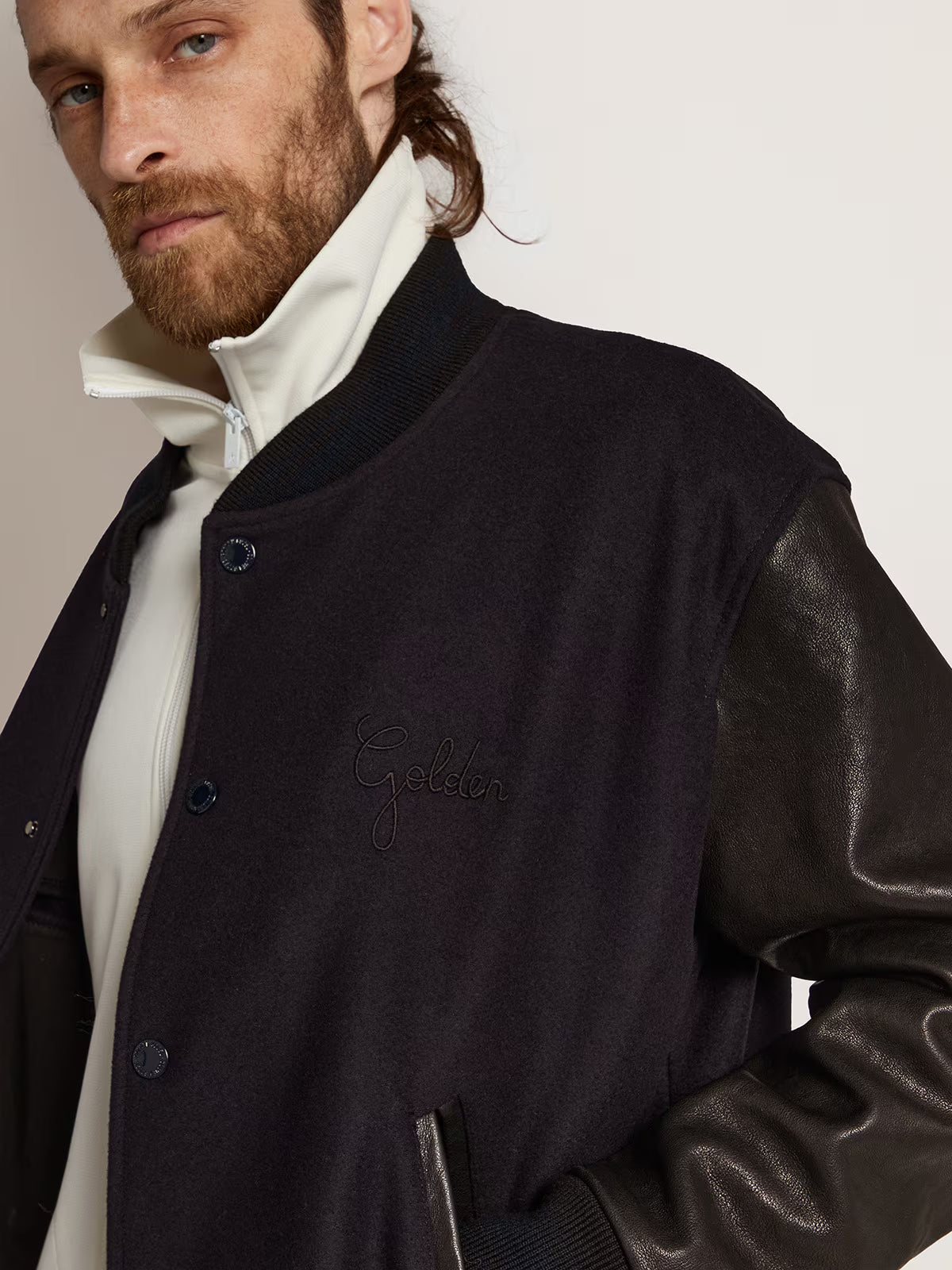 Chaqueta Bomber Compact Cloth Wool