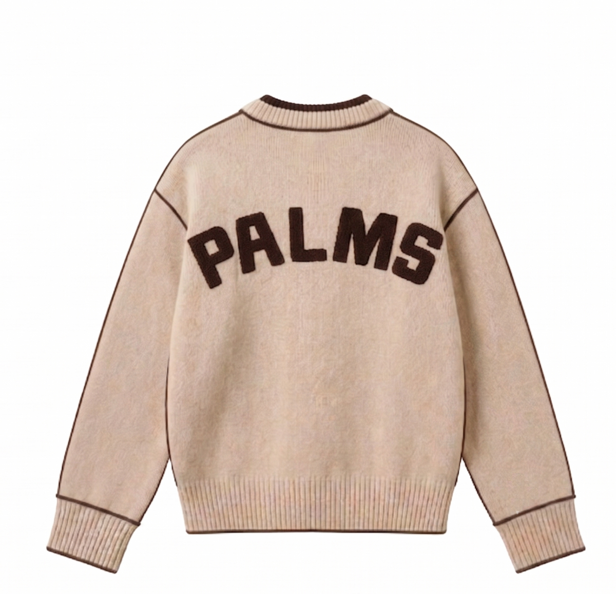 Jersey Crewneck Palms Knit