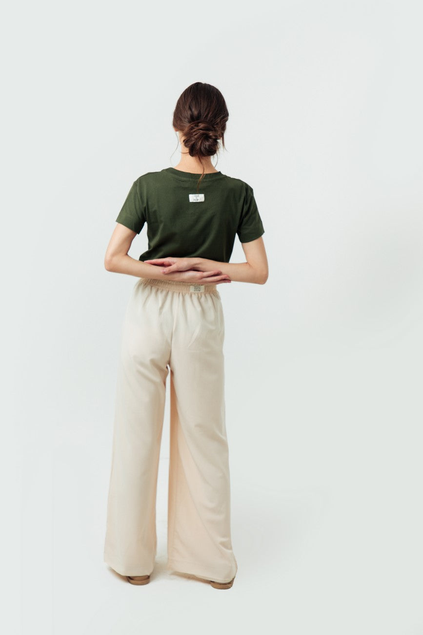 Pantalón Maglia Ivory