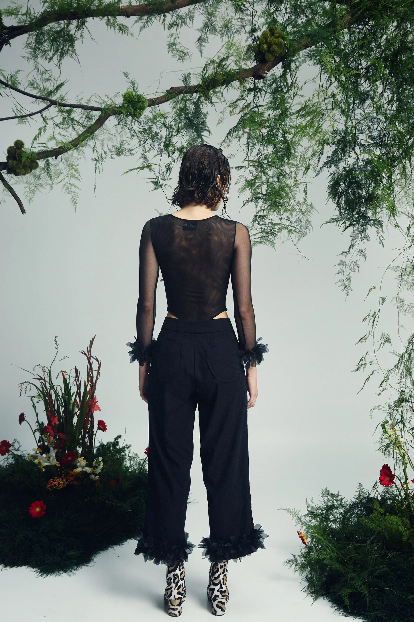Pantalón Negro Sinuara