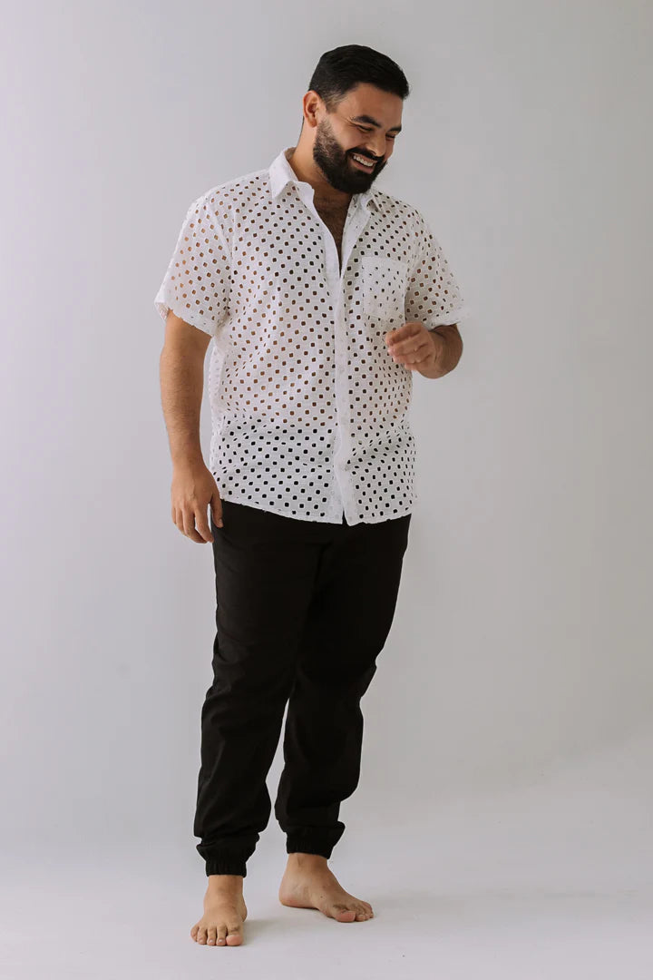 Camisa Troquel Cuadrados