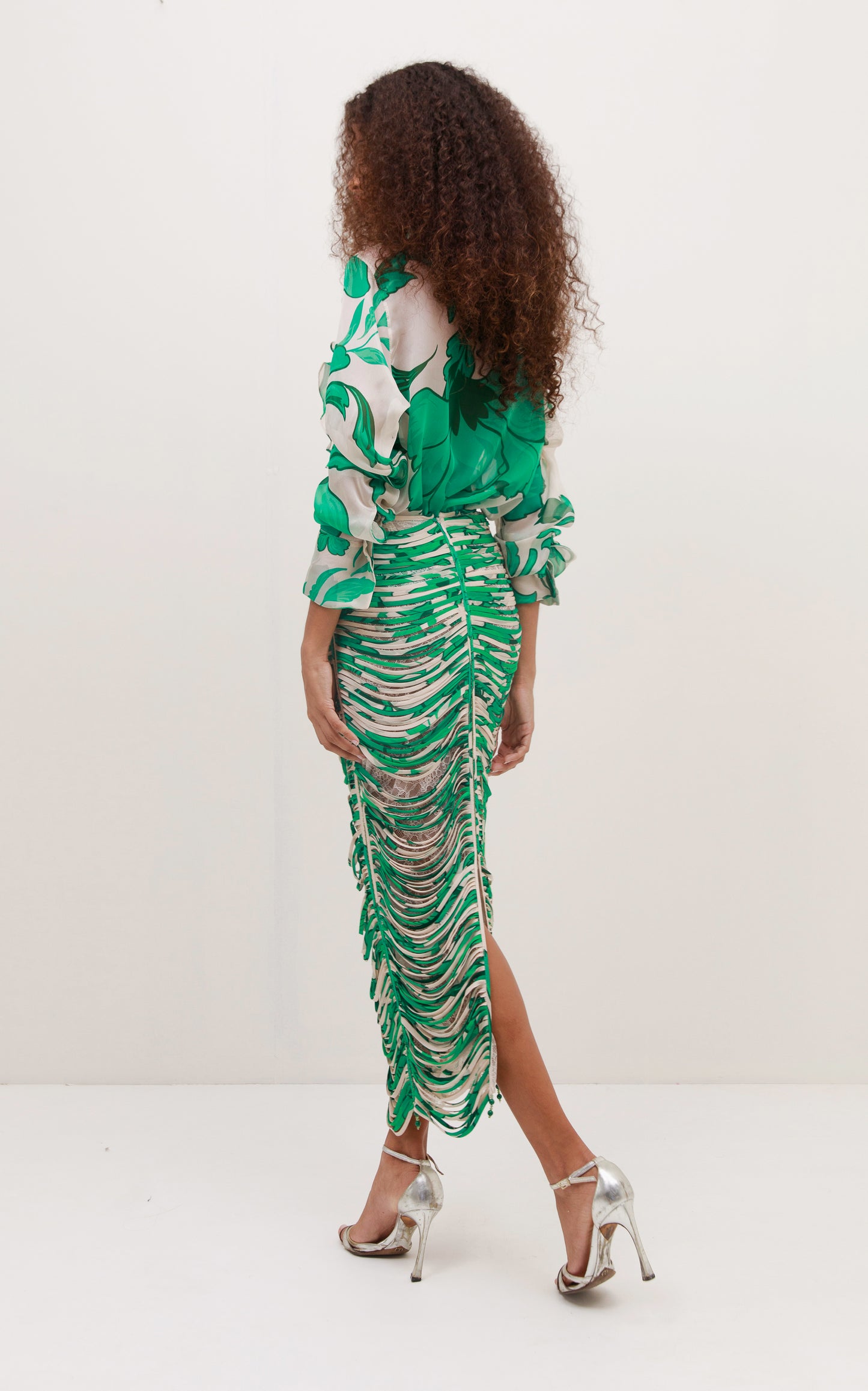 Midi Falda Floral Danielle