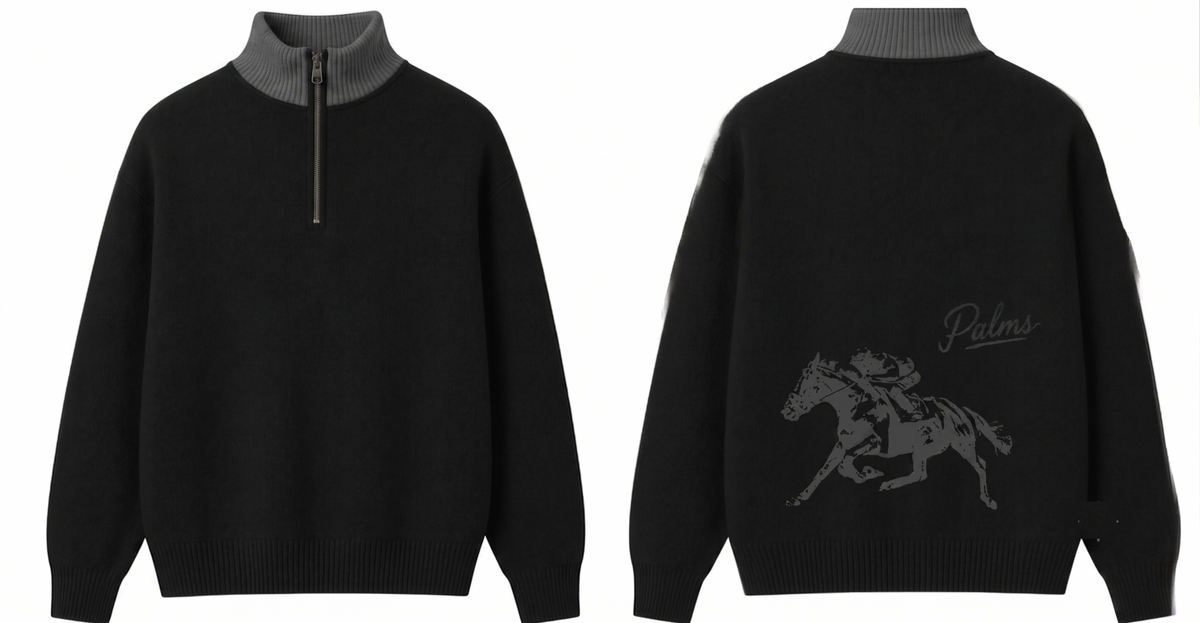 Sweater Palms Quarter Zip