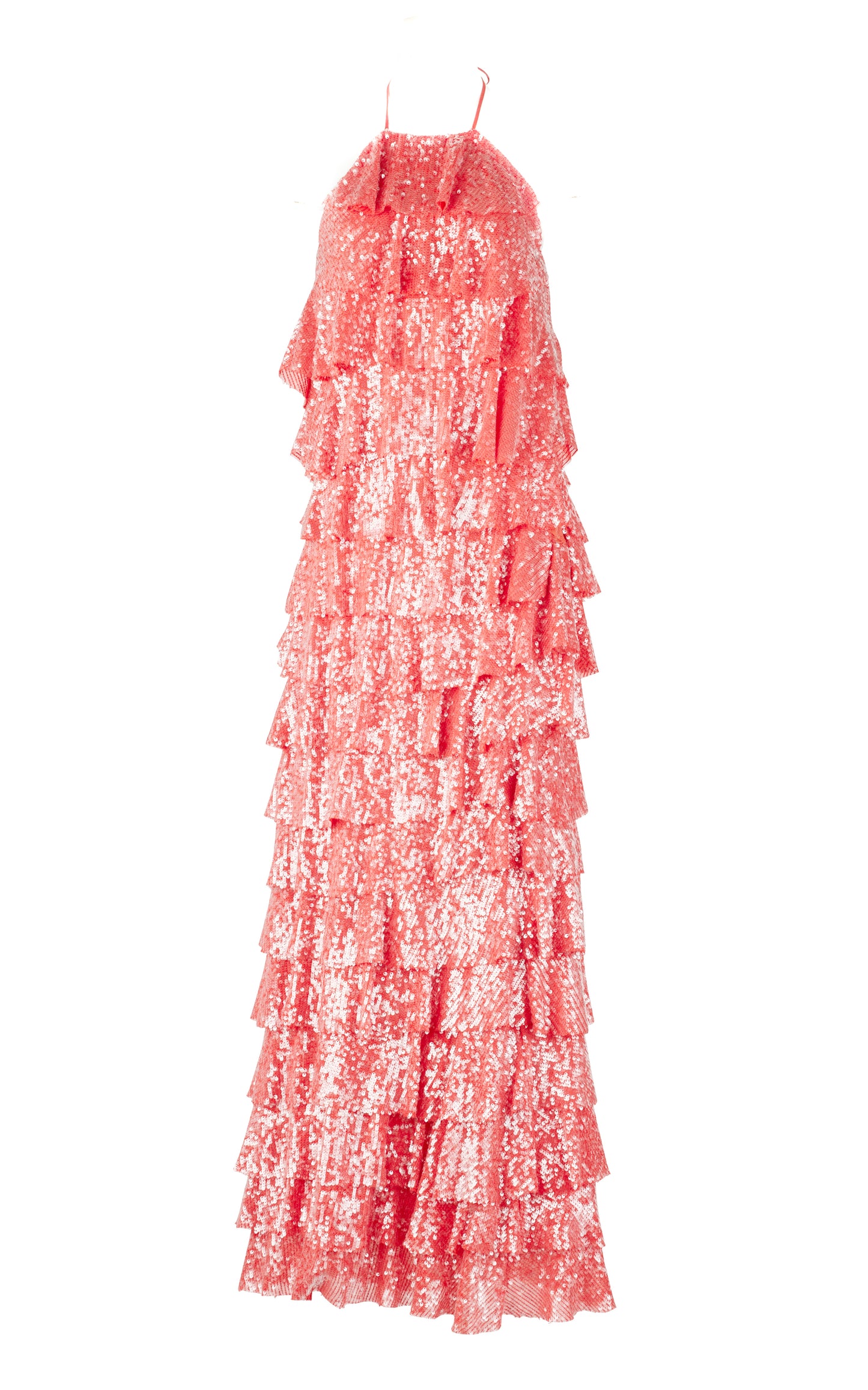 Vestido Brillo Ruffles