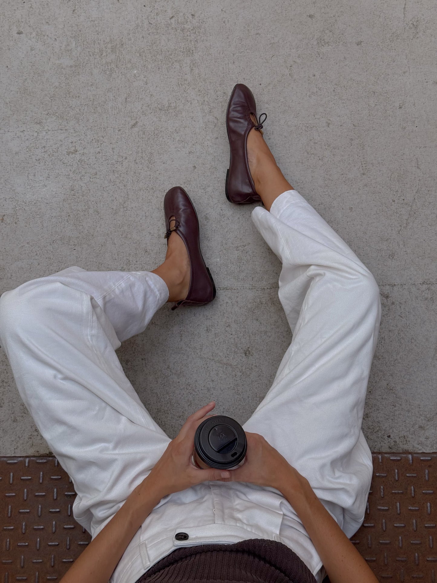 Baleta Alohas De Mujer Rosalind Leather Flats