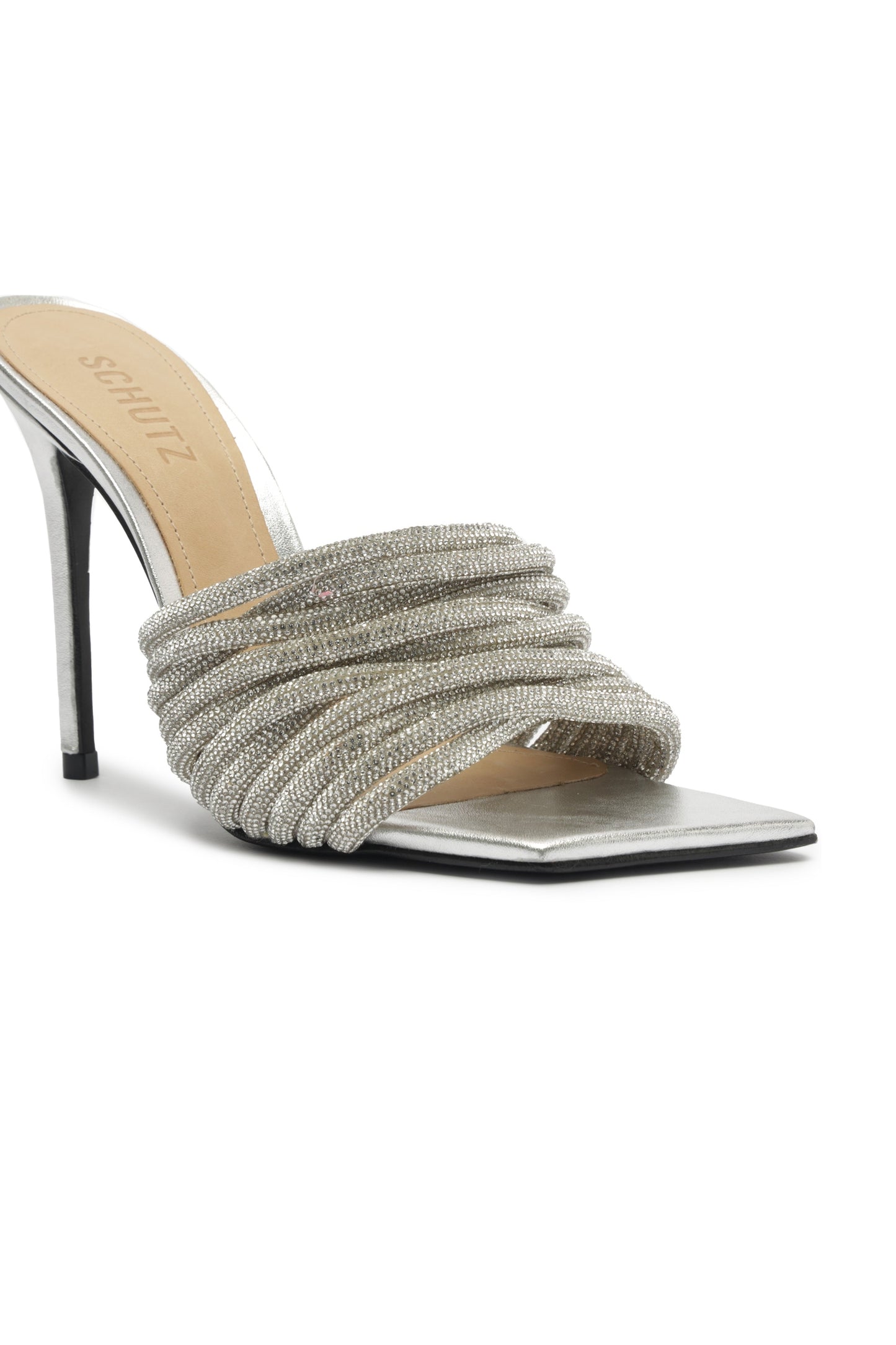 Sandalia X4Kc Cristal SCHUTZ SANDALIAS Malva CO