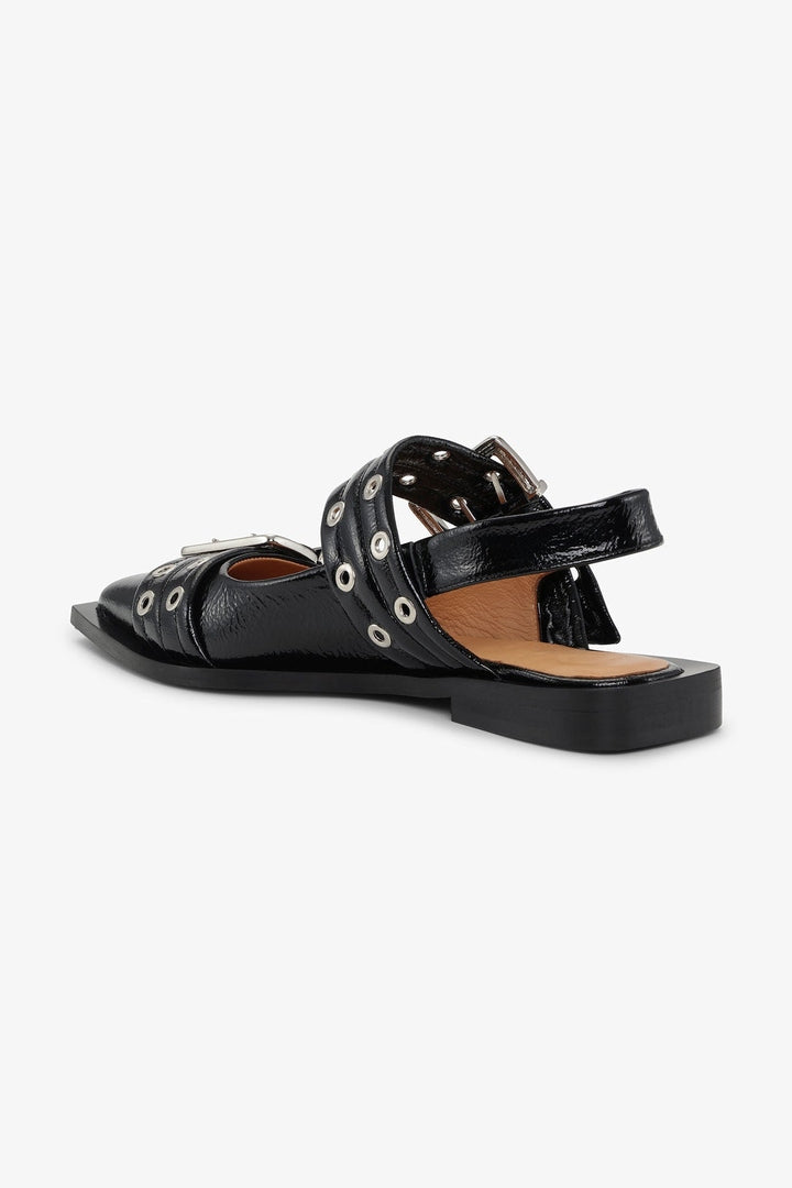 Baleta Feminine Buckle GANNI BALLERINAS Malva CO