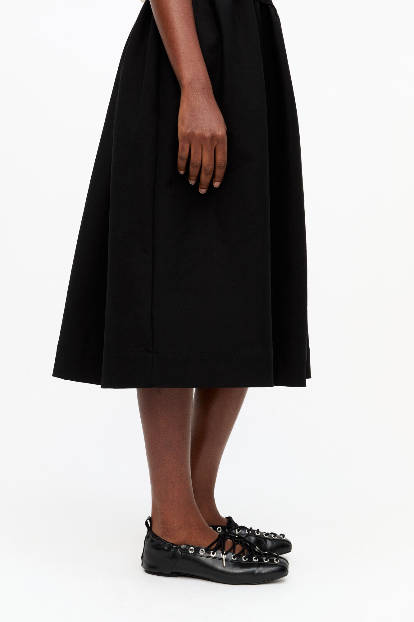 Baleta Eyelets Lace Up Crinkle Oleatex