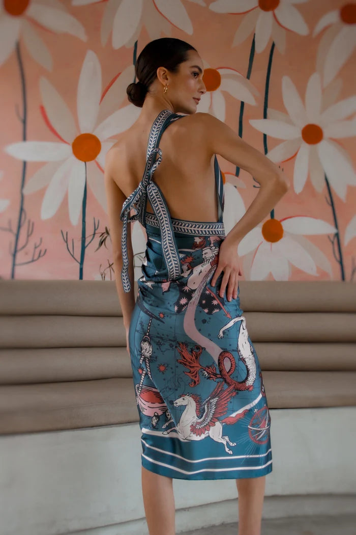 Falda Vestido Sari Zodiacus Aire