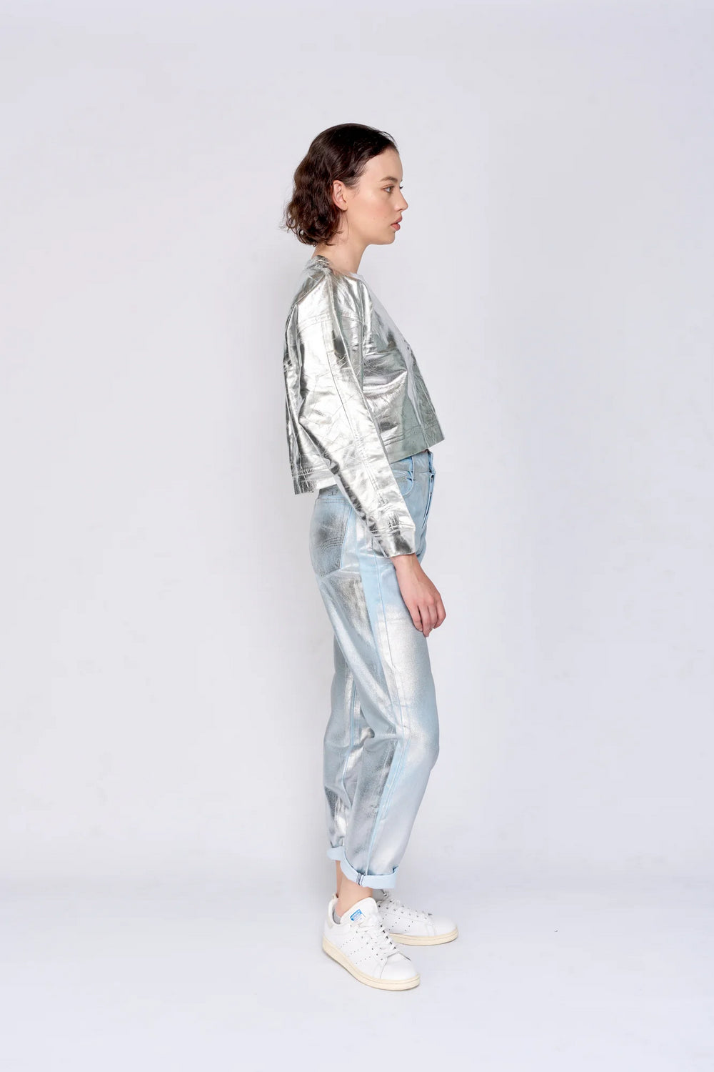 Jersey Foil Plateado