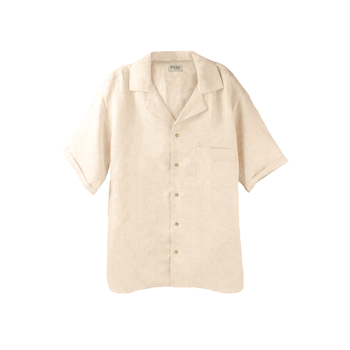 Camisa Lino Manga Corta