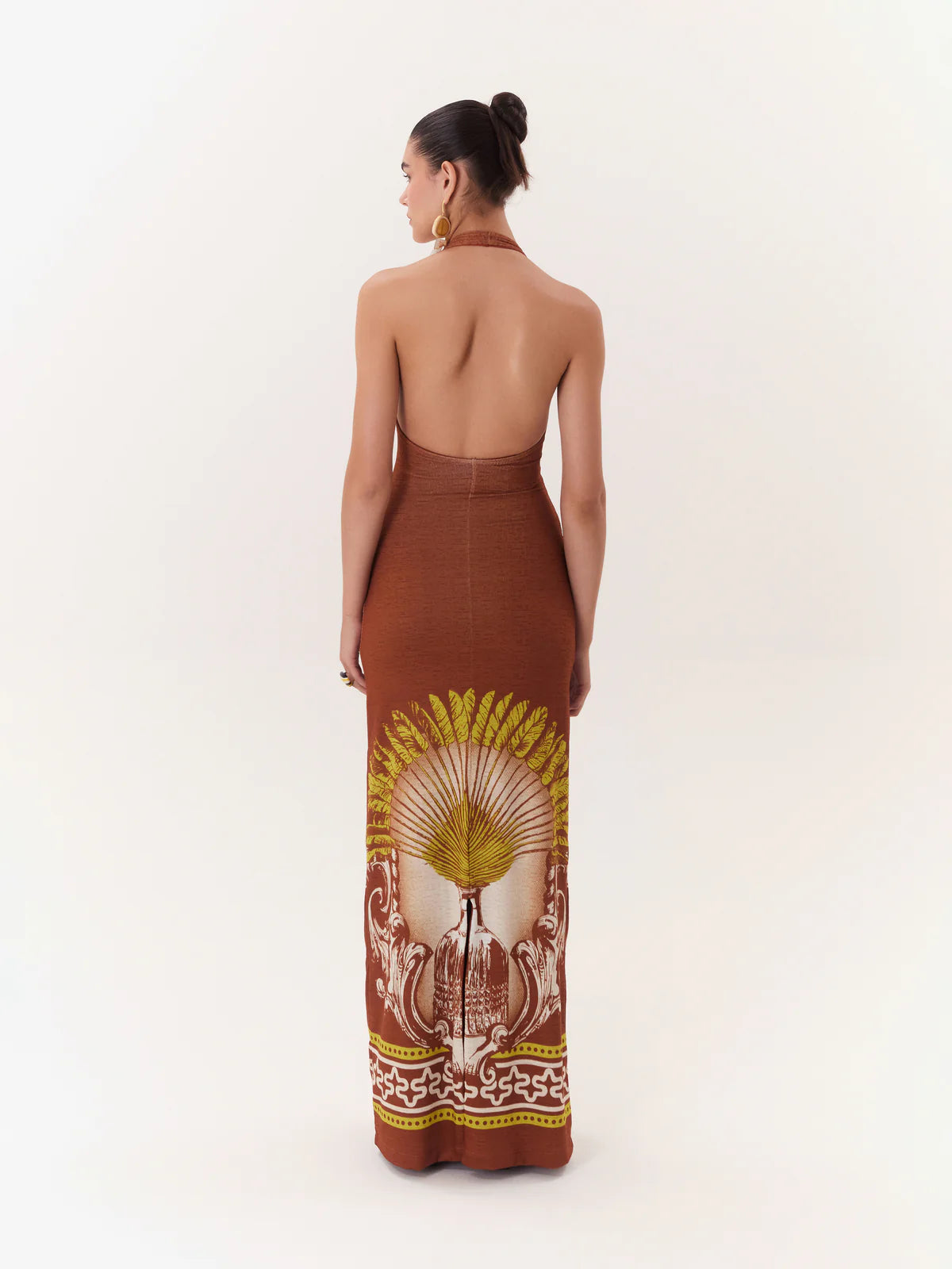 Maxi Vestido Halter Solar