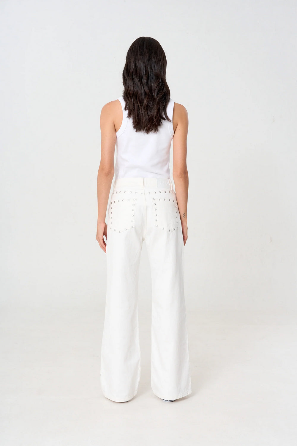 Jean Flare Taches Laterales