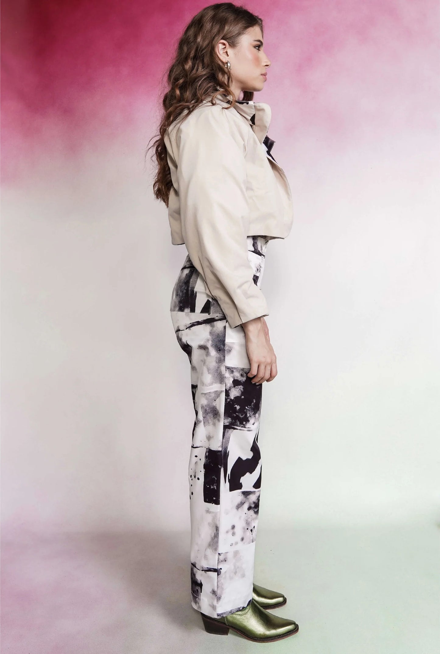 Chaqueta Steak Print