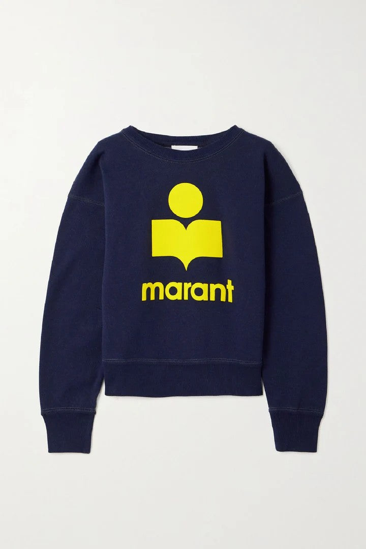 Jersey Mobyli Navy Yellow ISABEL MARANT JERSEY Malva CO